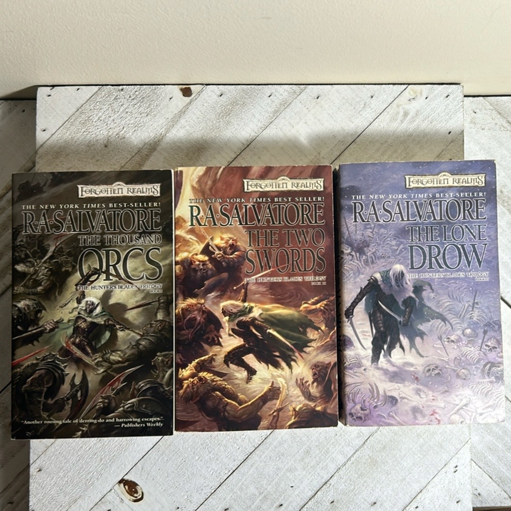 Forgotten Realms - R.A. Salvatore The Hunters Blade Trilogy Books